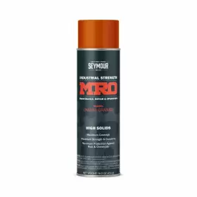 620-1450 Seymour 043281006866 Industrial Mro High Solids Spray Paint Omaha Orange 16 Ounce Pack