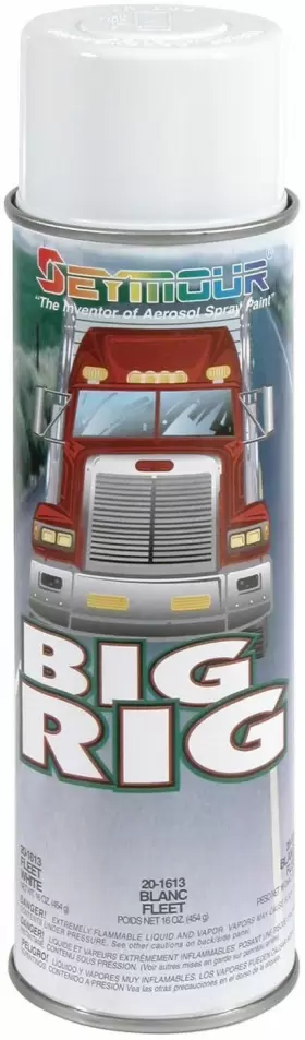 20-1613 Seymour 043281006910 Big Rig Professional Coatings Spray Paint Fleet White