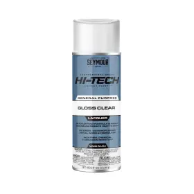 16-821 Seymour 604349 Hi-tech Lacquers Spray Paint Gloss Clear With Uv Resistant