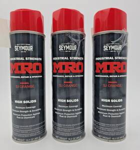 Seymour 766236997438 620-1451 Industrial Mro High Solids Spray Paint Safety Orange 16 Oz 3