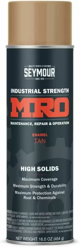 Bo1-0006201435 Seymour 620-1435 Industrial Mro High Solids Spray Paint Tan 16 Fl Oz