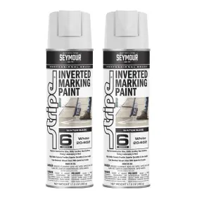 20-652  Seymour Paint 061055398509 Stripe 6-series Inverted Ground Marking White Net 17oz