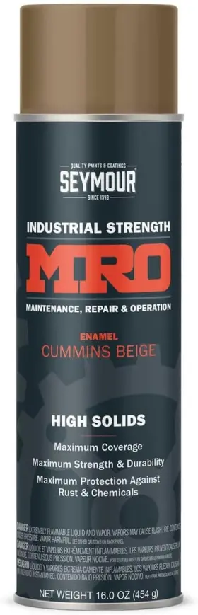 620-1447 Seymour Paint 445046486464 Industrial Mro High Solids Spray Cummins Beige 16 Fl Oz
