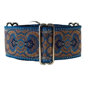 Sgang 488138251488 Martingale Collar For Dogs Medium 14 Inch -18 Neck 2 Wide Blue Metal