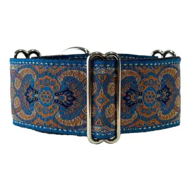Sgang 488138251488 Martingale Collar For Dogs Medium 14 Inch -18 Neck 2 Wide Blue Metal