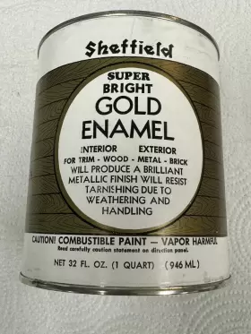 Sheffield 088289157400 Super Bright Gold Enamel 32 Oz