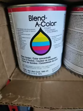 07441409-14 Sherwin-williams 07441409 Blend-a-color Paint Toner Raw Umber 6 Quart Case