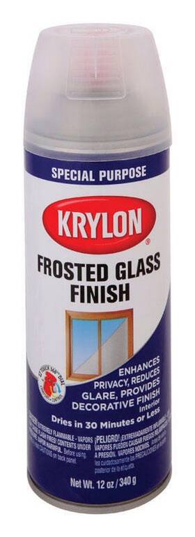 Sherwin Williams 075577-00810 Krylon Special Purpose Frosted Glass Spray Paint 12 Oz