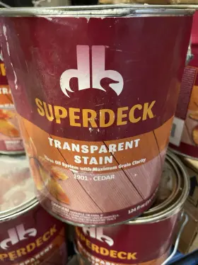 1901-cedar Sherwin-williams Superdeck Transparent Stain 1901 Cedar 124 Fl Oz Ships Free