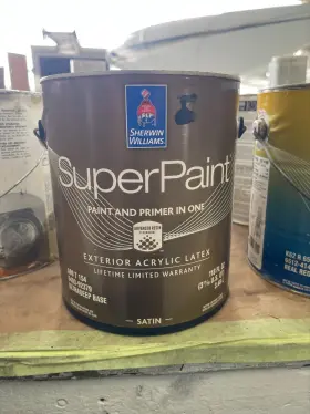 6403-92379 Sherwin-williams 1 Gallon Super Paint Interior Satin/ Ultradeep Base