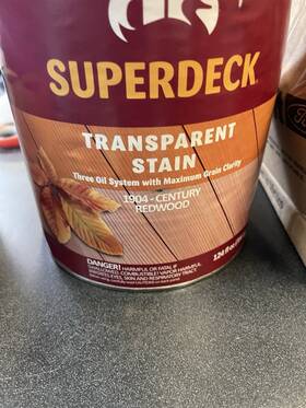 Sherwin-williams 740755195445 Transparent Stain 1904 - Century Redwood 124 Fl Oz Ships Free