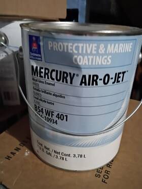 Sherwin-williams B54wf401 Sherwinwilliams Mercury Air-o-jet Enamel Industrial Equipment Coating