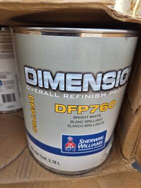 Sherwin-williams Dfp760 Dimension Bright White Automotive Primer Sealer 1 Gallon
