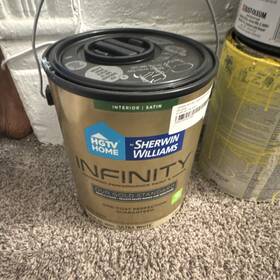 Sherwin-williams In4024001 Sherwin-williams Infinity Interior Paint Satin Ultra White 1 Gallon