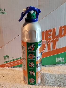 Shield It An30003 Nutek Green Anti-corrosive No Oily Rust Bike Dry Lube Spray Lubricant