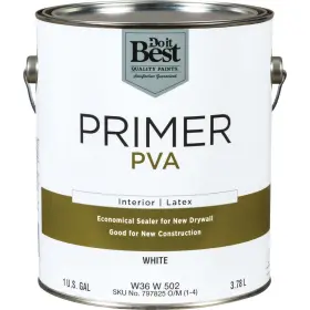 W36w00502-16 Sim Supply Inc. Do It Best Pva Interior Latex Drywall Primer White 1 Gal