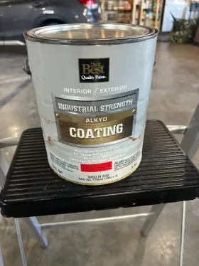 W50r812 Sim Supply Inc. 1-gal Do It Best Alkyd Industrial For Metal Safety Red Machinery Tractor Paint