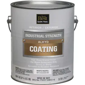 W50w00801-16 Sim Supply Inc. Do It Best Pastel Base Alkyd Industrial Coating White 1 Gal