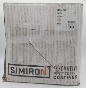 Simiron 734840007447 Decorative Chip Floor Coating Chipflakes Domino 40lbs Damaged Box