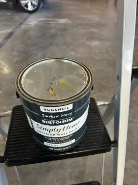 332145 Simply Home Nos 1-gallon Rust-oleum Eggshell Smoked Navy Interior Wall Paint