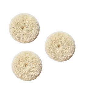 Sisha-a Ccp0007 Wool Polishing Pads 3 Pack 7 Inch Buffing With Hook And Loop Back For Compo