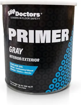 Slip Doctors 313111847878 Epoxy Paint Primer Quart For Wood Metal And Concrete Ideal