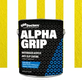 Slip Doctors 691200394831 Alpha Grip Non-slip Paint For Concrete And Asphalt Non-skid Coating Ideal &