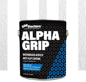 Alph000 Slip Doctors Alpha Grip Non-slip Paint For Concrete And Asphalt Non-skid Coating Ideal