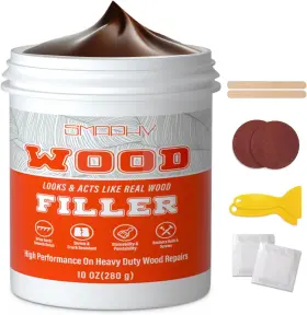 Swp-003 Smaphy Wood Filler 9.87 Ounce Walnut Putty Paintable Stainable