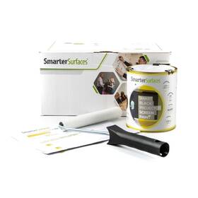Smartersurfaces 060317730675 Smarter Surfaces Black Projector Screen Paint 48ft - Pa Inch