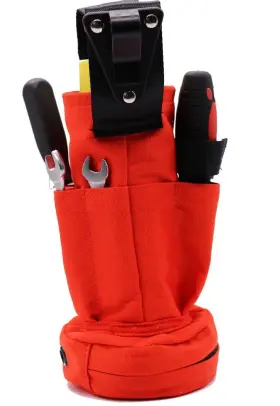 Smtoer 766188508577 Spray Can Holster Paint Holder With Small Pockets Holds Standard