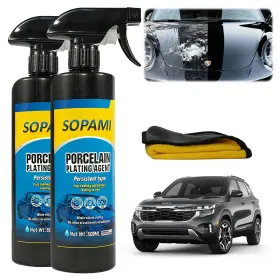 Sopami 313021673635 2 Car Coating Sprays Gloss Polish Scratch Remover Wax For Shine Protection