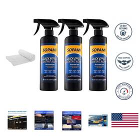 Sopami 714243860269 3 Car Coating Sprays Ceramic Paint Sealant Maximum Gloss And Shine Wax