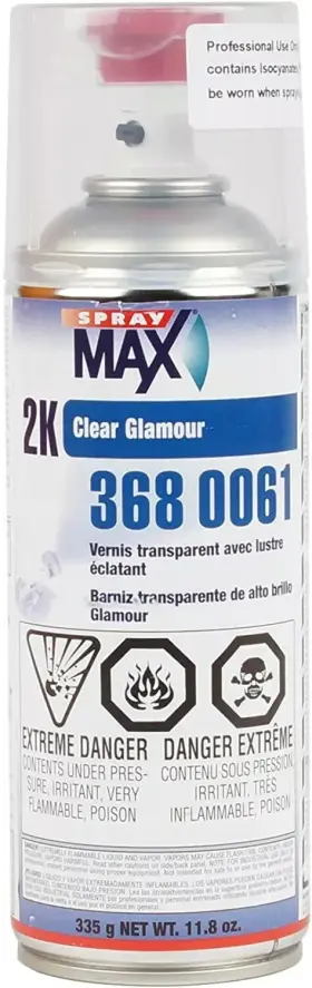 Spray Max 692761315105 2k High Gloss Finish Clear Coat Paint Car Parts And Repair For