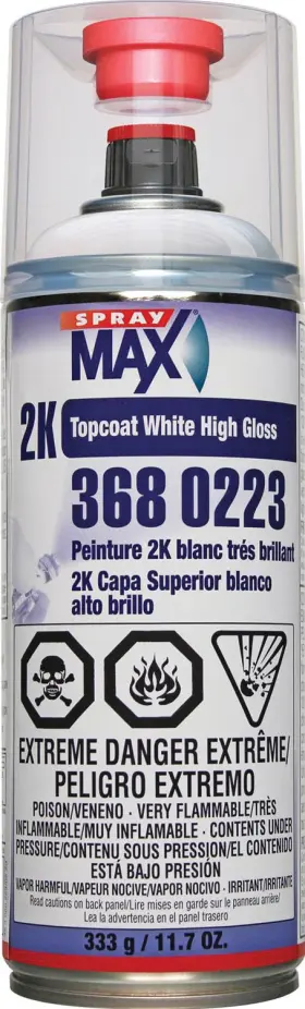 3680223 Spraymax Can 2k Topcoat White