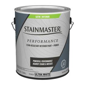 Stainmaster 5114820 Performance Satin Interior Ultra White 120 Fl .oz