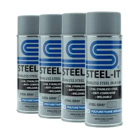 1002b Steel-it 650245667935 Polyurethane Aerosol Industrial Paint Coatings Weldable Easy To Appl