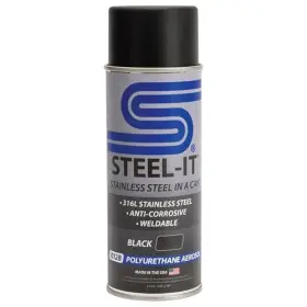 1012b Steel-it 650245667997 Polyurethane Industrial Paint Coatings Weldable Easy To Apply - Blac