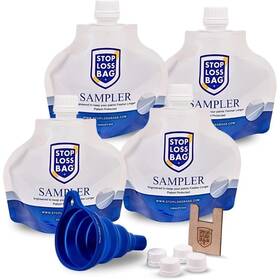 Stoplossbags 82282 Sampler Craftsman Kit - 4-pack 6oz Containers Extra Caps F