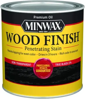 227644444 Store Wood Finish 1/2 Pint True Black