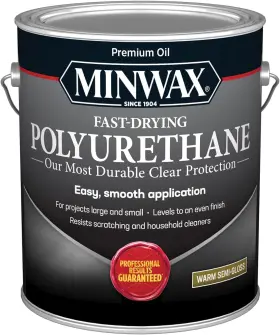 319010000 Store Fast-drying Polyurethane Protective Wood Finish 350 Voc Warm Semi-gloss 1 Gal