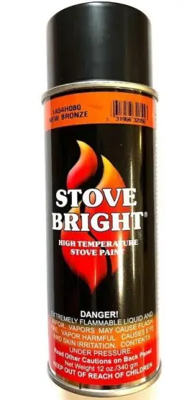 Stove Bright 031956320553 High Temp Paint - New Bronze