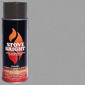 1a53h031 Stove Bright High Temp Paint - Pewter 12 Ounce Pack Of 1