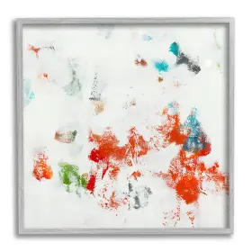 Stupell Industries 049182133526 Modern Red Green Blue Paint Pop Abstraction Designed By Jeff Iorillo Gray Fr