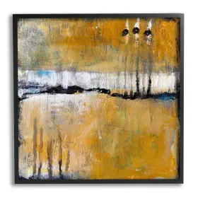 Stupell Industries 196216051018 Urban Yellow Paint Abstraction Industrial Shapes Designed By Judi Bagnato Bl
