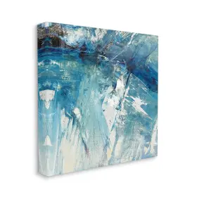 Stupell Industries 196216089929 Abstract Blue Paint Chaos Bold Rigid Movement Designed By Sarah Stockstill C