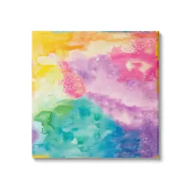 Stupell Industries 196216168228 Fluid Abstract Watercolor Paint Rainbow Ombre Pattern Designed By Nola James