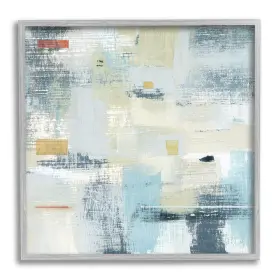 Stupell Industries 196216168990 Woven Stroke Abstraction Blue Beige Paint Blend Designed By Susan Jill Gray