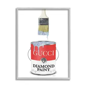 Stupell Industries 196216321425 Diamond Paint Fashion Pop Container Designer Glam Red Designed By Amanda Gre