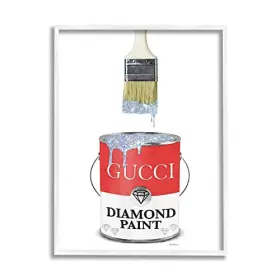 Stupell Industries 196216321470 Diamond Paint Fashion Pop Container Designer Glam Red Des